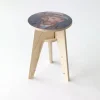 藝術印花圓凳：圖片 3